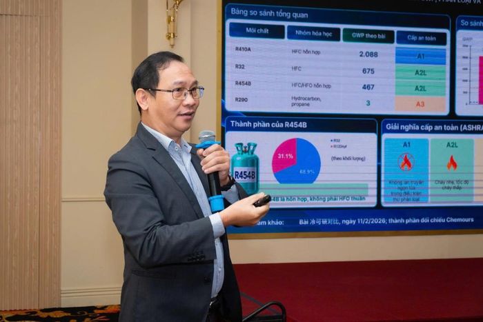 Ông Huỳnh Phước Cường: Ngành lạnh Việt Nam đang đứng trước yêu cầu cấp thiết phải chuyển đổi nhanh hơn, xanh hơn và bền vững hơn. Biến đổi khí hậu, thực hiện cam kết quốc tế và yêu cầu chuyển đổi công nghệ đang đặt ra yêu cầu cấp bách cho ngành lạnh Việt Nam.