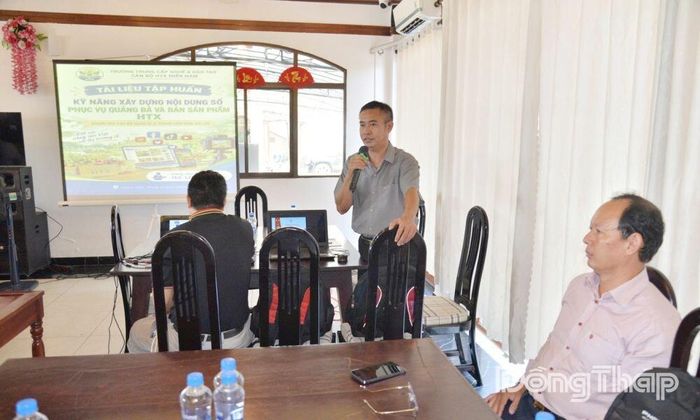 Liên minh Hợp tác xã tỉnh tổ chức tập huấn về công tác chuyển đổi số cho các hợp tác xã.