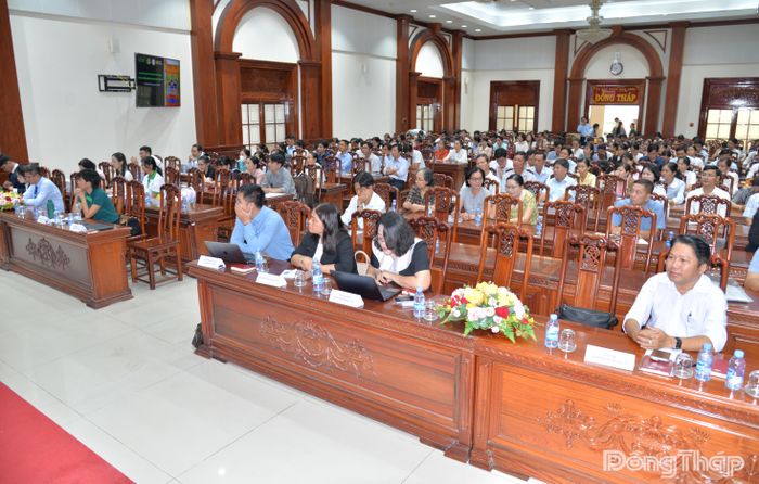 Các đại biểu tham dự lớp tập huấn.