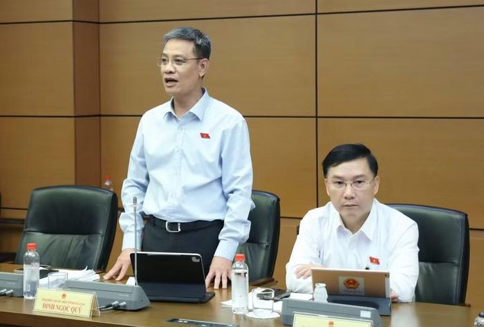 ĐB Đinh Ngọc Quý cho rằng, quy định hiện hành còn cứng nhắc, chưa phù hợp với điều kiện tổ chức thực hiện ở nhiều địa phương. Ảnh: Đoàn ĐBQH tỉnh Gia Lai