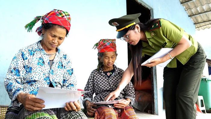 Hình ảnh tuyên truyền trực quan sinh động.