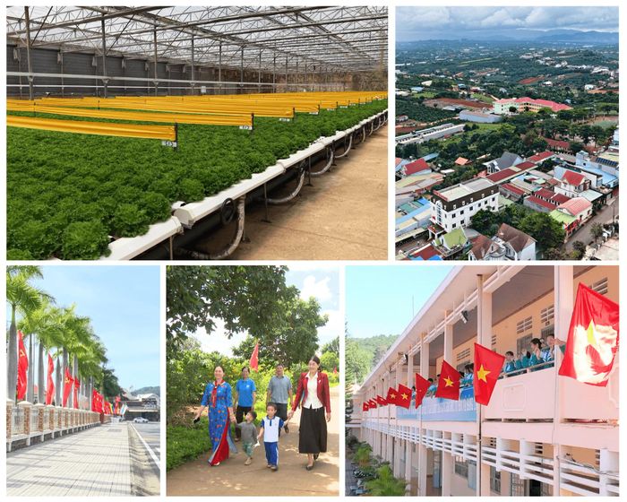 Sau 50 năm xây dựng và phát triển, vùng kinh tế mới Lâm Hà hôm nay khoác lên mình diện mạo khang trang, trù phú, với kinh tế khởi sắc và đời sống người dân ngày càng nâng cao