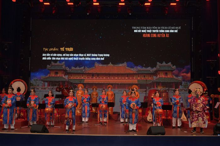 Tiết mục dự thi của Nhà hát Nghệ thuật truyền thống Cung đình Huế