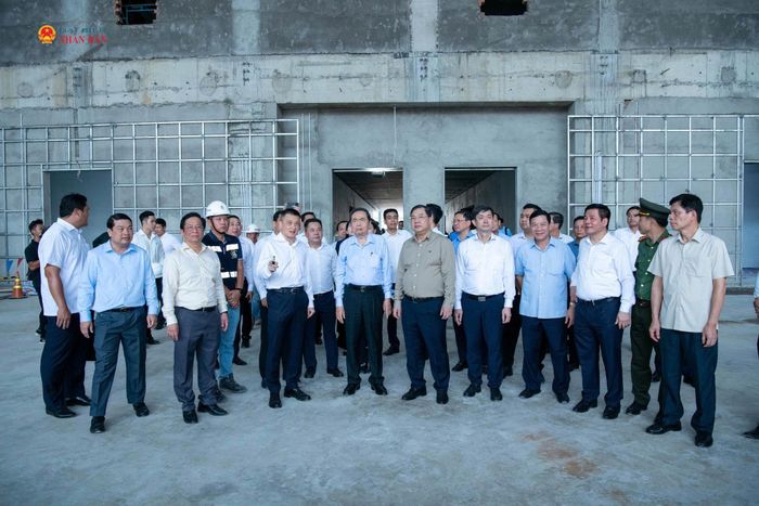 Chủ tịch Quốc hội Trần Thanh Mẫn kiểm tra thực tế tiến độ triển khai một số công trình, dự án phục vụ Hội nghị cấp cao APEC 2027
