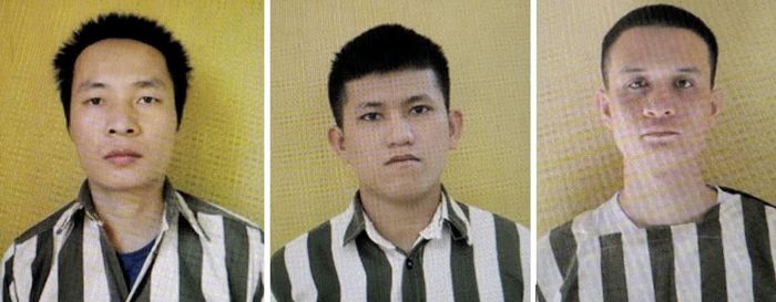 Ba phạm nhân còn đang bị truy nã gồm Lữ Văn Toàn, Hồ Văn Tình và Võ Hoàng Duy.