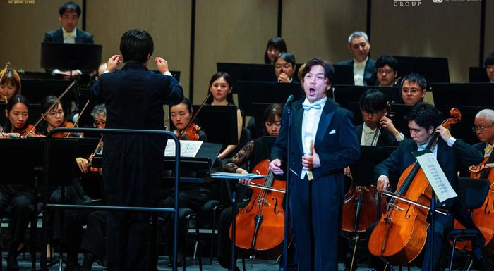 Tenor Kohei Yamamoto thăng hoa trên sân khấu trong đêm 24/10.
