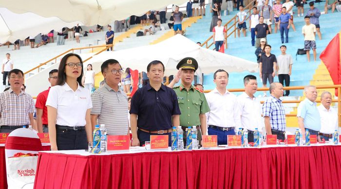 Lễ khai mạc Giải bóng đá học sinh THPT Hà Nội – Báo An ninh Thủ đô lần thứ XXV năm 2026 diễn ra trang trọng. Ảnh: Thuần Thư
