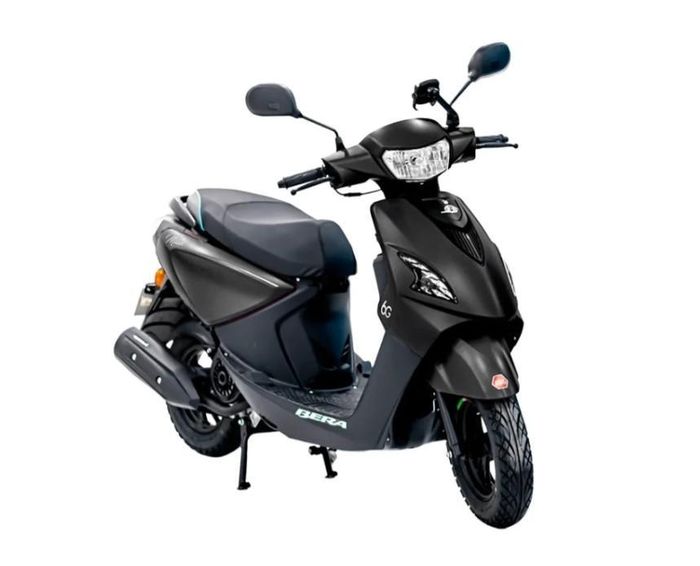 Bera Milan 150 sử dụng phanh đĩa thủy lực phía trước và phanh tang trống phía sau.