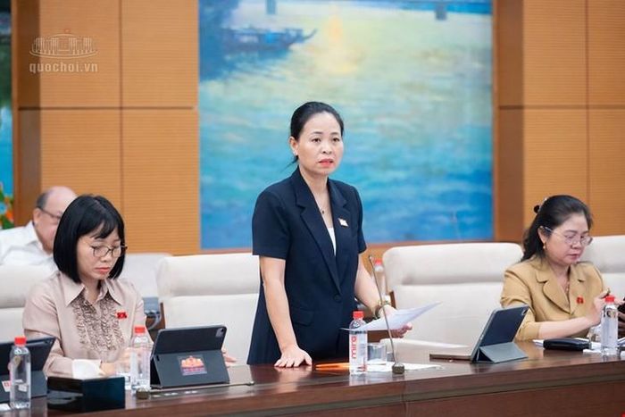 ĐBQH Nguyễn Thị Thu Dung. Ảnh: Media Quốc hội