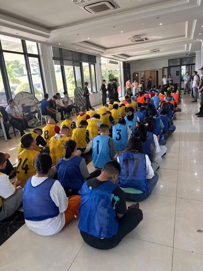 Các đối tượng bị bắt giữ trong vụ án.