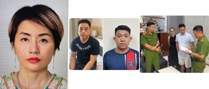 Các đối tượng điều hành đường dây rửa tiền.