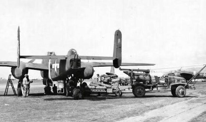 Tại Thái Bình Dương, B-25 thường thực hiện nhiệm vụ tấn công sân bay, công sự và tàu vận tải Nhật Bản.