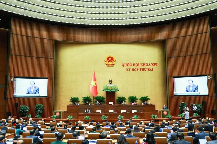 Toàn cảnh phiên họp. Ảnh: Quang Vinh.