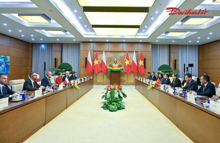 Quang cảnh cuộc hội kiến. Ảnh: Quang Vinh