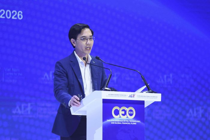  PGS.TS Nguyễn Hữu Huân - Phó chủ tịch Cơ quan điều hành Trung tâm Tài chính Quốc tế tại TP.HCM (VIFC-HCMC). Ảnh: Duy Hiệu. 