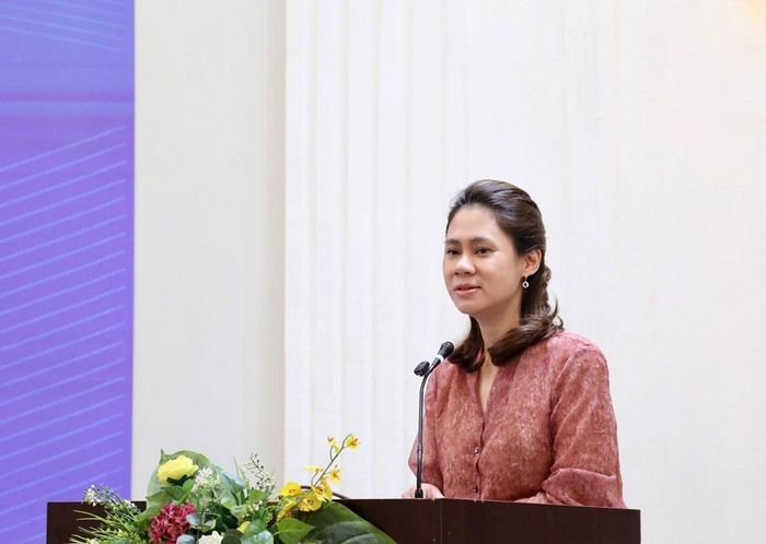 Bà Nguyễn Thị Mỹ Hạnh (Phòng Lưu trú Du lịch, Cục Du lịch Quốc gia Việt Nam) chia sẻ