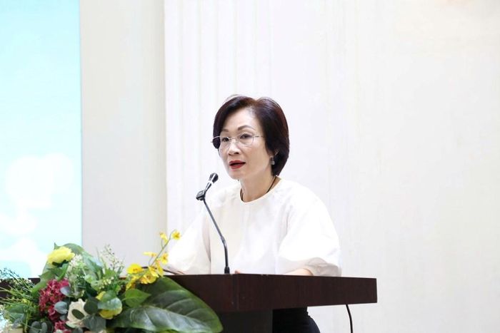 Phó Vụ trưởng Vụ Pháp chế (Bộ VHTTDL) Lê Thị Thu Oanh phát biểu