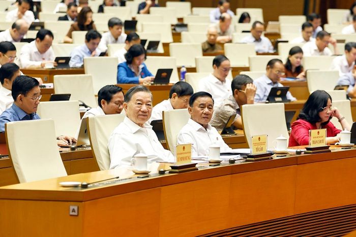 Tổng Bí thư, Chủ tịch nước Tô Lâm và đại biểu dự Kỳ họp thứ hai, Quốc hội khoá XVI, sáng 26/10/2026. Ảnh: Doãn Tấn - TTXVN