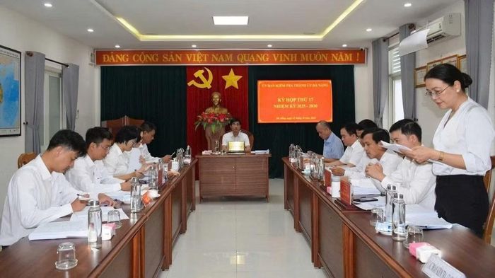 Ủy ban kiểm tra Thành ủy Đà Nẵng tổ chức Kỳ họp thứ 17 của Ủy ban Kiểm tra Thành ủy Đà Nẵng, nhiệm kỳ 2025-2030. (Ảnh: Ủy ban Kiểm tra Thành ủy Đà Nẵng)