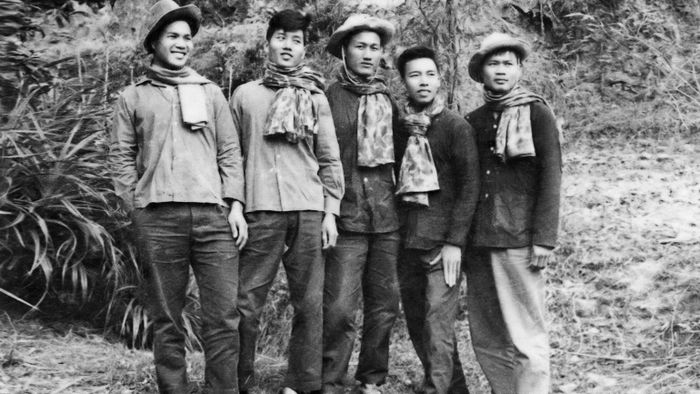 Các cán bộ, chiến sĩ Đoàn tàu không số tham gia vận chuyển vũ khí vào chiến trường miền nam. (Ảnh: tư liệu Quân chủng Hải quân cung cấp)