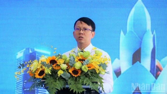 Phó Chủ tịch Ủy ban nhân dân tỉnh Nguyễn Thanh Hà phát biểu bế mạc. (Ảnh: VŨ TÂN)