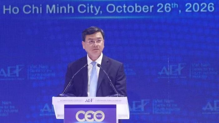 Phó Chủ tịch Ủy ban nhân dân Thành phố Hồ Chí Minh Nguyễn Công Vinh phát biểu tại sự kiện. (Ảnh: BTC)