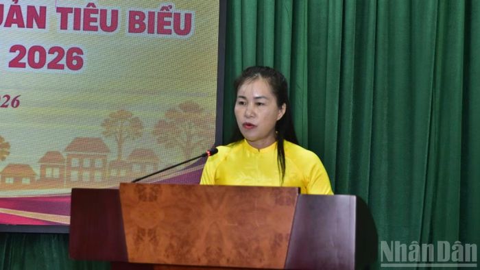Đại biểu tham luận tại hội nghị. (Ảnh: ĐỨC THẮNG)
