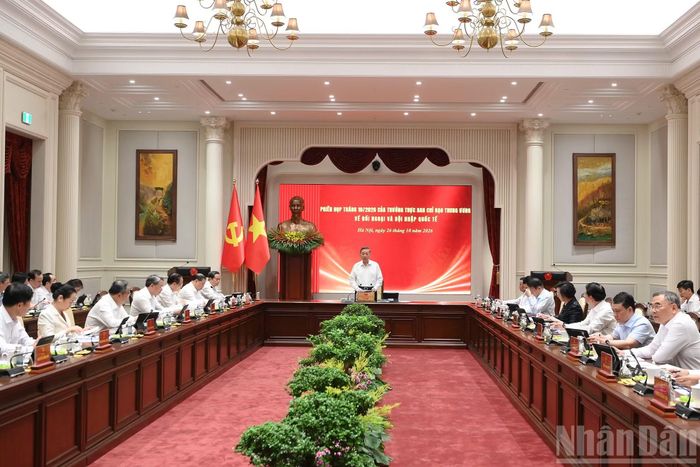 Tổng Bí thư, Chủ tịch nước Tô Lâm chủ trì Phiên họp tháng 10/2026 của Thường trực Ban Chỉ đạo Trung ương về đối ngoại và hội nhập quốc tế.