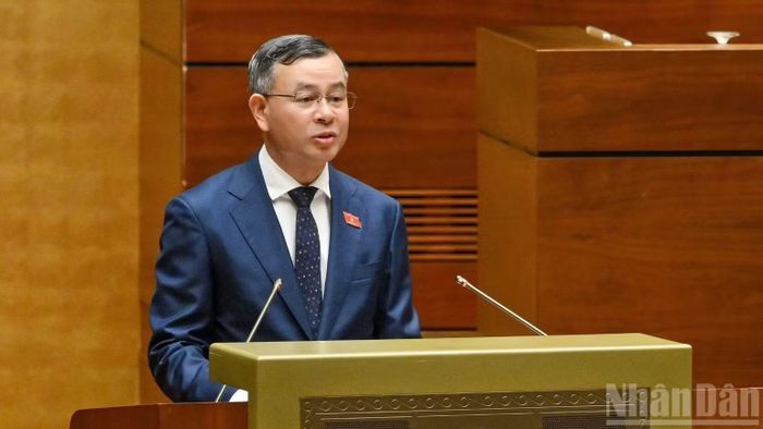 Bộ trưởng Tài chính Ngô Văn Tuấn. (Ảnh: DUY LINH)