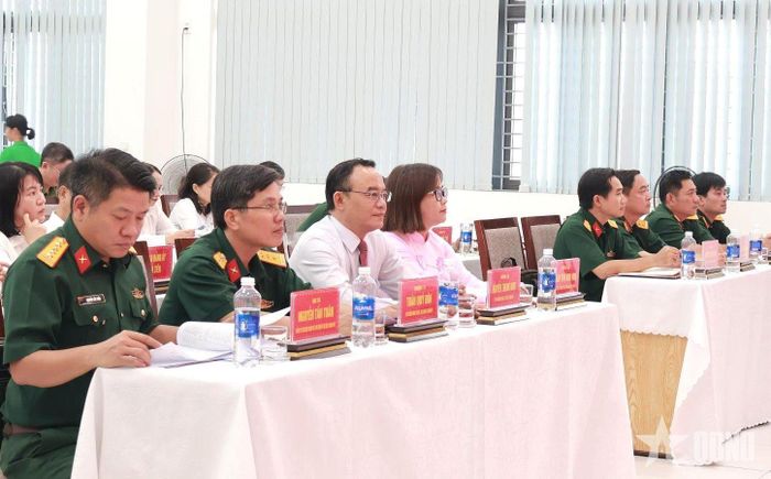   Các đại biểu tham dự Hội nghị công bố quyết định thành lập Đảng bộ Quân sự phường Hải Châu.  