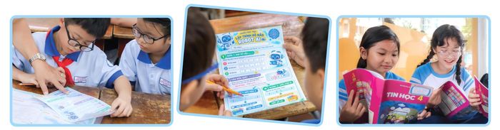  Giờ tin học của các em học sinh lớp 4 Trường Tiểu học Trần Hưng Đạo (TPHCM). Ảnh: HOÀNG TRIỀU 