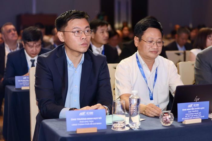  Các đại biểu tham dự Ngày Đổi mới sáng tạo mở 2026 tại Thiskyhall Sala sáng 26-10. Ảnh: HÙNG TRIỀU 