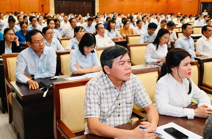  Các đại biểu dự hội nghị. Ảnh: VIỆT DŨNG 