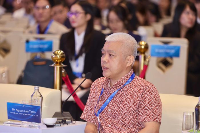  Ông Nguyễn Lâm Thanh, Tổng Giám đốc TikTok Việt Nam. Ảnh: HOÀNG TRIỀU 