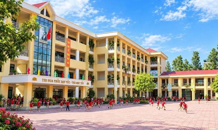 Điểm trường chính của Trường Tiểu học Võ Cường.