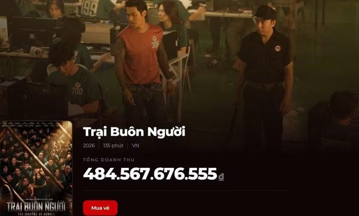 Tổng doanh thu của phim "Trại buôn người" tính đến thời điểm 10h30 ngày 26/10.