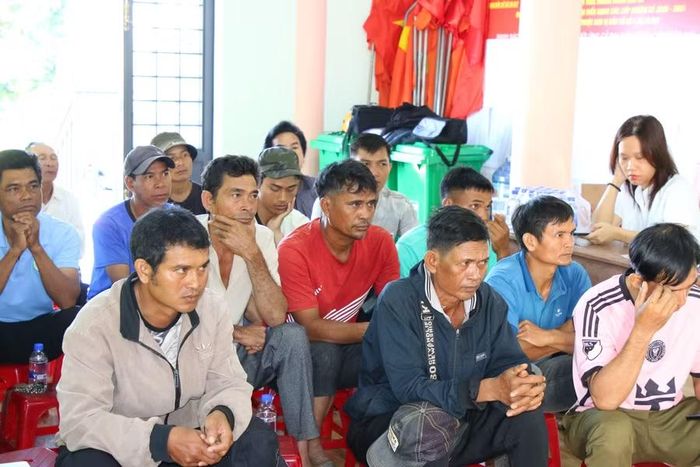 Học viên tham dự buổi lễ.(Ảnh: T.H)