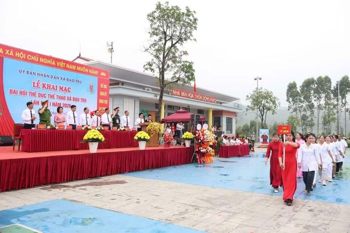 Nhà văn hóa thôn Đồng Pheo, xã Đạo Trù là nơi thường xuyên tổ chức các hoạt động văn hóa.