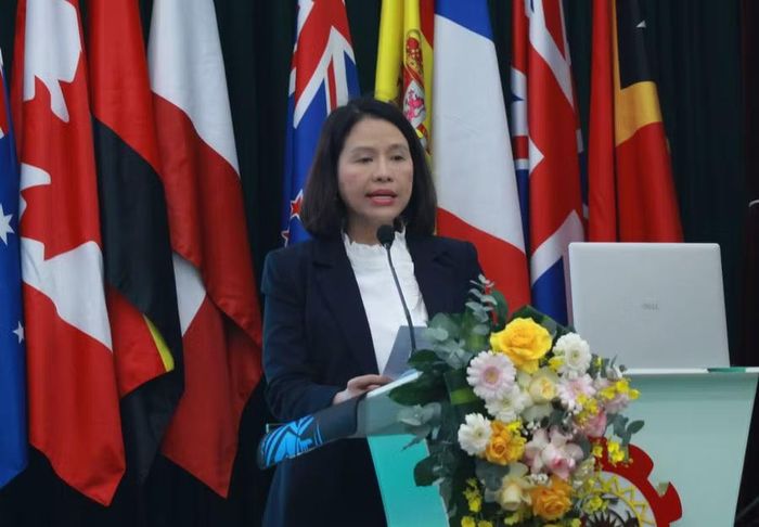 TS Nguyễn Thị Thanh Minh phát biểu tại sự kiện.