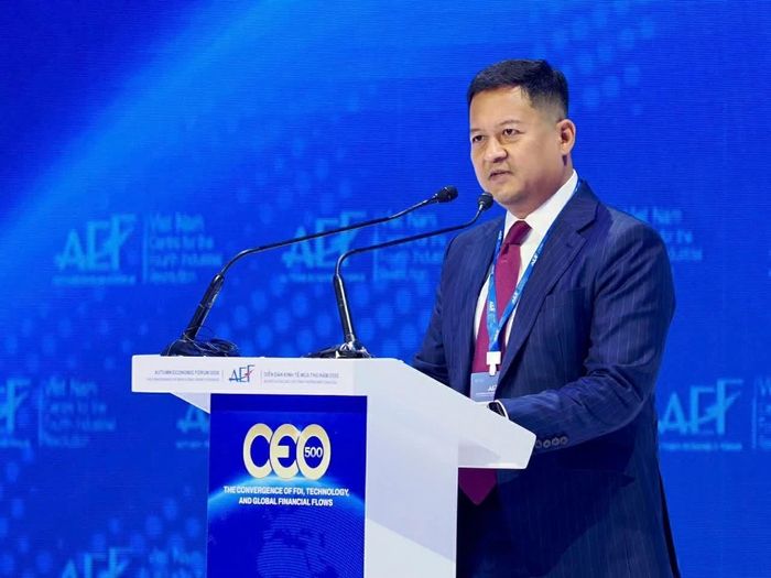 Ông Fazurin Jamaludin, Trưởng Đại diện Quỹ Tiền tệ quốc tế (IMF) tại Việt Nam và Lào phát biểu tại sự kiện. (Ảnh: Thành Long)