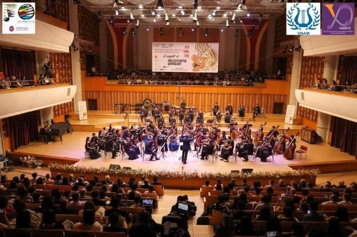 Một buổi hòa nhạc của Dàn nhạc giao hưởng của Học viện Âm nhạc quốc gia Việt Nam. Ảnh: BTC