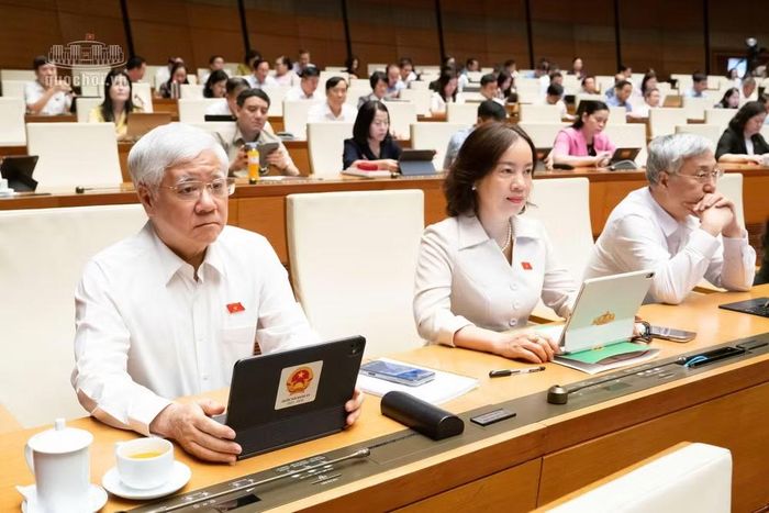 Các đại biểu Quốc hội dự phiên họp. Ảnh: QH.