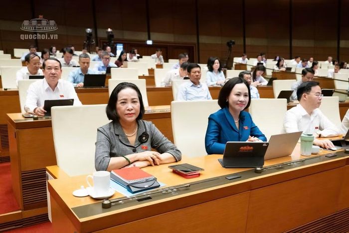 Các đại biểu Quốc hội tham dự phiên họp. Ảnh: QH.