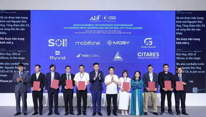 Công bố các liên minh hợp tác chiến lược giải quyết bài toán phát triển Thành phố Công nghiệp Thế hệ mới.