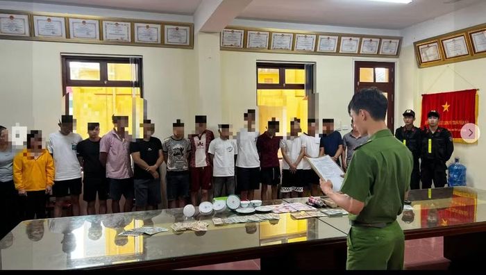 Các đối tượng bị bắt giữ. Ảnh: CACC