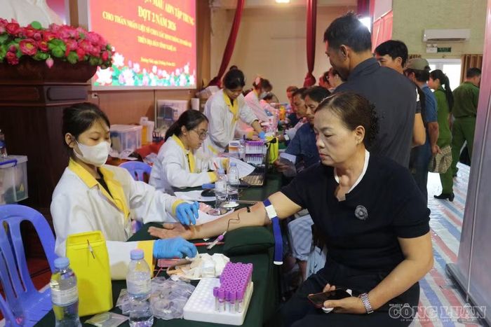 Trong đợt này, Nghệ An dự kiến thu nhận mẫu ADN của hơn 3.500 thân nhân liệt sĩ chưa xác định được thông tin phần mộ. Ảnh: Kim Long