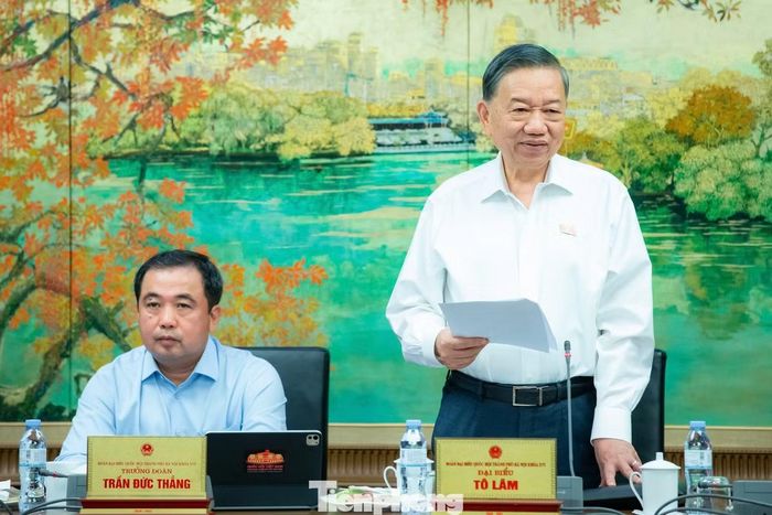  Tổng Bí thư, Chủ tịch nước Tô Lâm phát biểu. (Ảnh: Như Ý) 