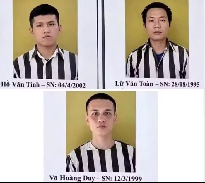 Ba phạm nhân trốn Trại giam A2 hiện đang bị lực lượng chức năng truy bắt.