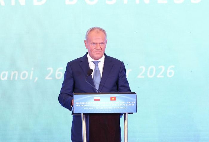 Thủ tướng Ba Lan Donald Tusk. Ảnh: BCT.