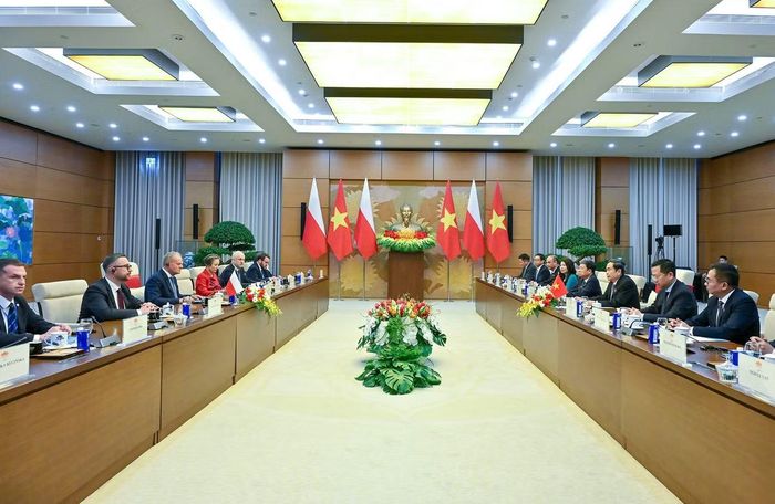 Toàn cảnh cuộc hội kiến. (Ảnh: Minh Châu)